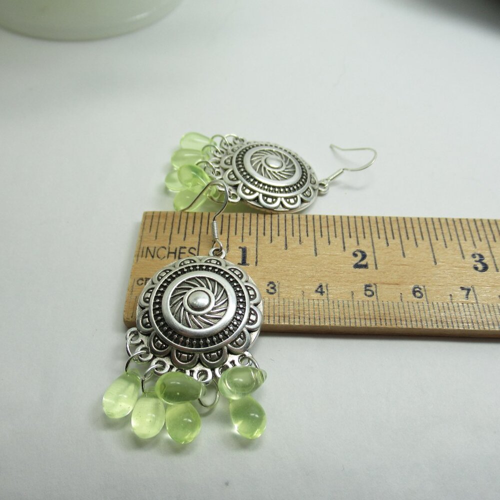 UG drop bead dangle earrings - Picture 6 of 9